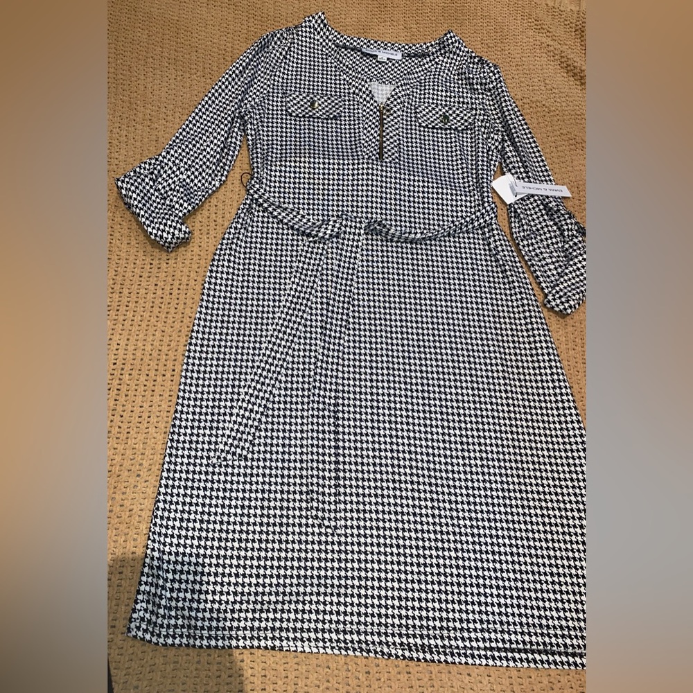 Emma & Michele geometric design dress